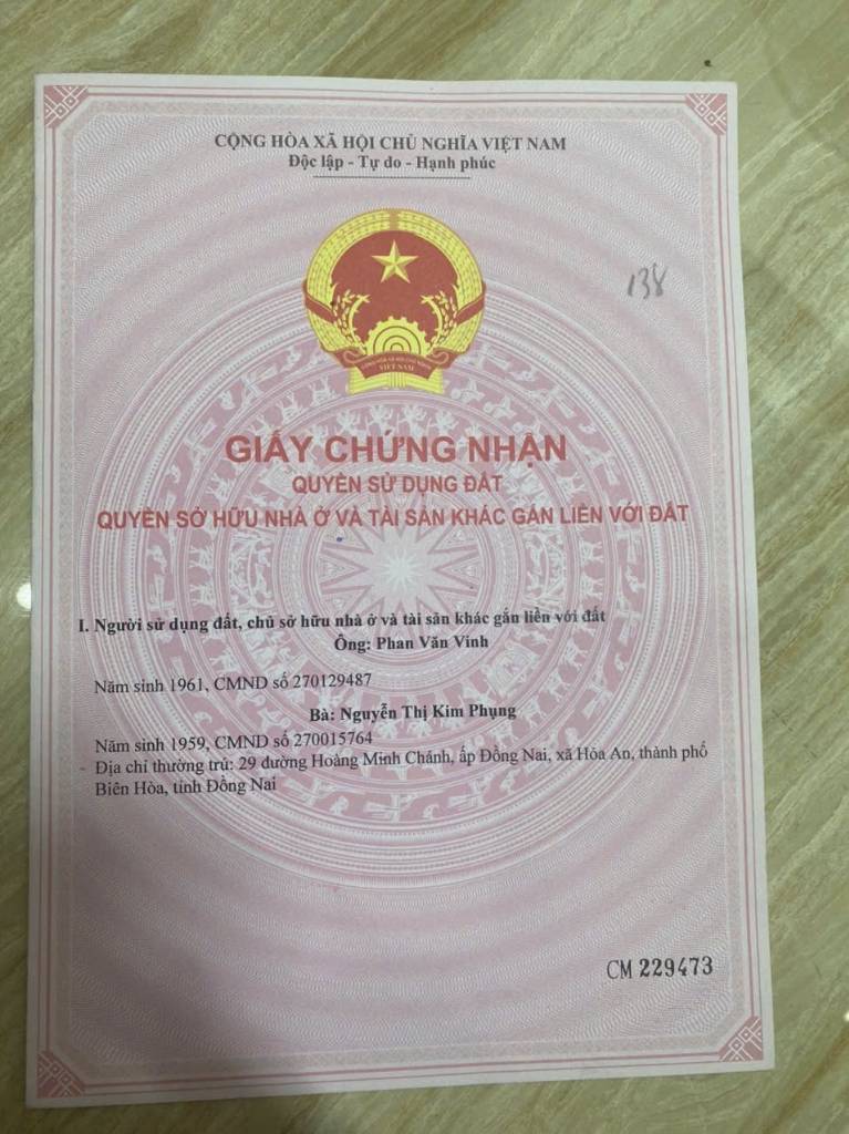 Bán nhà mặt tiền Phường Hóa An, Biên Hòa, Đồng Nai, giá 44 tỷ, 1500m2, thích hợp đầu tư